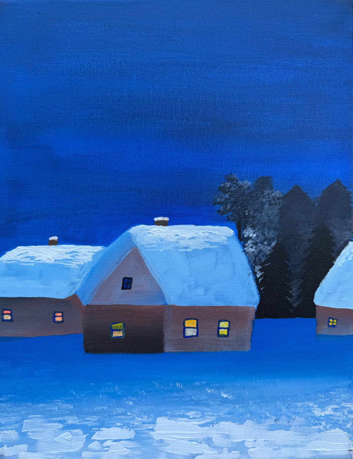 Mircre8s "Snowy winter cabin blues"