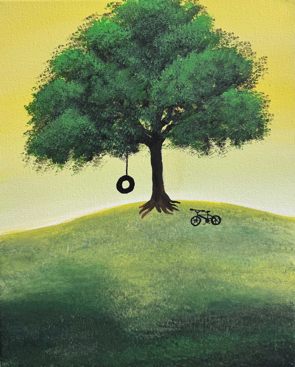 Mircre8s " Playing childhood hilltop"