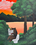 Mircre8s "Bear just reading the news paper"