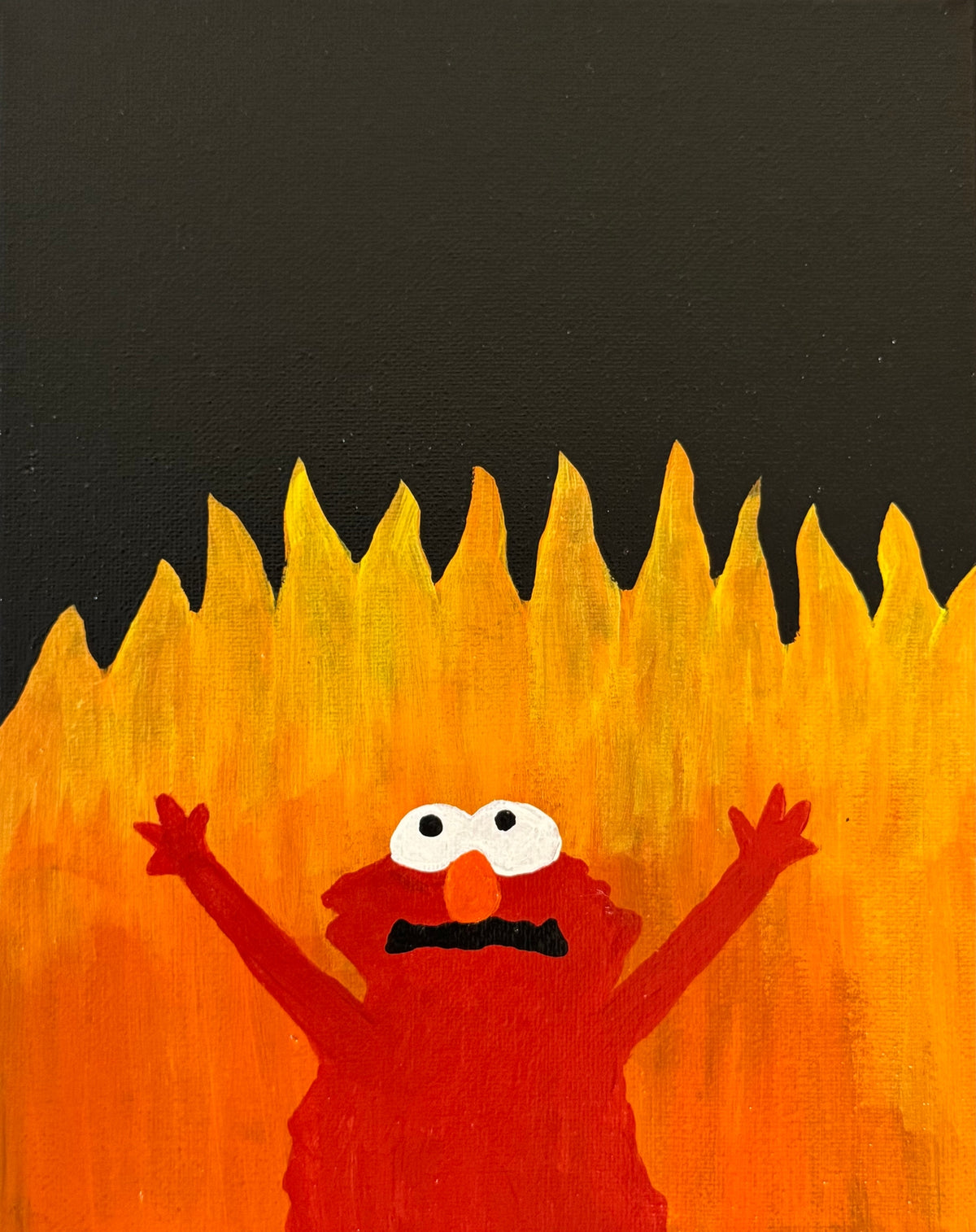 Mircre8s "Burning Elmo"